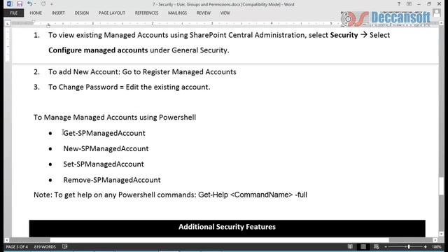 SharePoint Tutorial | Managed Accounts смотреть онлайн