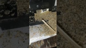 Резка стеблей махорки в место ручного.