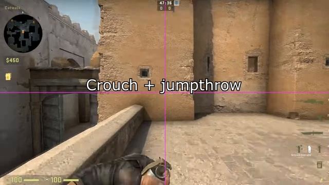 Simplest tunnel to window smoke & more - 64 tick Dust 2 смотреть онлайн
