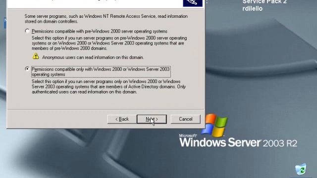 Promover un Servidor a Domain Controller en Windows Server 2003 смотреть онлайн