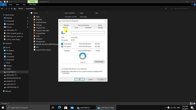 ازاي احذف مجلد الويندوز القديم windows old смотреть онлайн