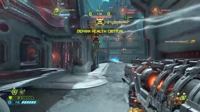 DOOM eternal battle mode (playing as golden slayer) смотреть онлайн