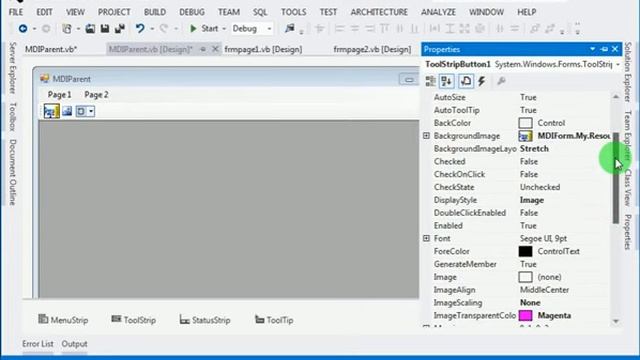 Creating MDI Parent form in VB NET смотреть онлайн