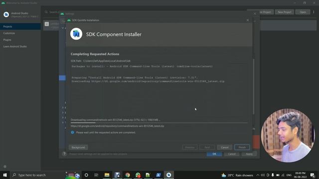 cmdline-tools installing | Android Tools Component missing | How To Solve | For Windows смотреть онлайн