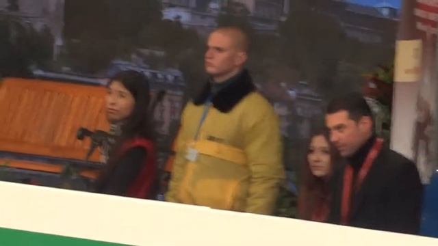 Николай Морозов смотрит КП Алёны Леоновой Чемпионат Европы по фигурному катанию 2014 смотреть онлайн