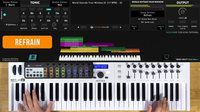 World Outside Your Window MainStage patch keyboard cover- Hillsong Young & Free смотреть онлайн
