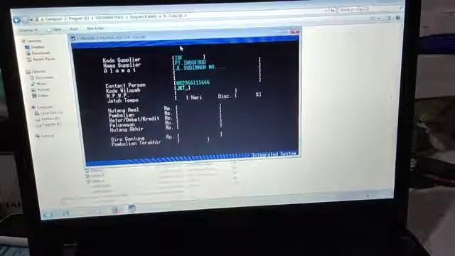 PROGRAM KASIR IS UNDER DOS GRATIS !!!!