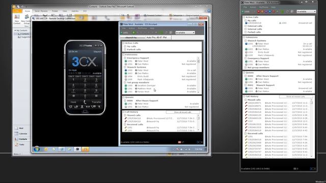 3CX - Transfering calls using Yealink phone and 3CX Assistant смотреть онлайн