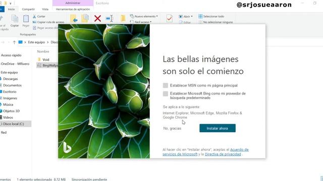 ¿Cómo INSTALAR y Configurar Bing Wallpaper? смотреть онлайн