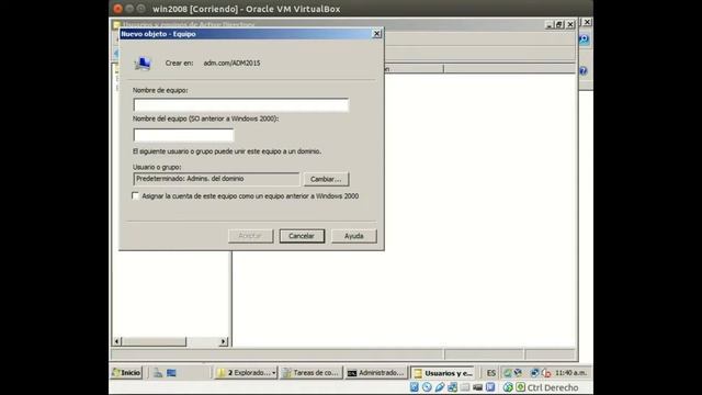 Windows Server 2008 - Home Folder, Logon Script, Recurso Compartido y Unión a dominio смотреть онлайн