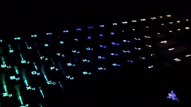 Razer Blackwidow Ultimate Chroma анимация 4 смотреть онлайн