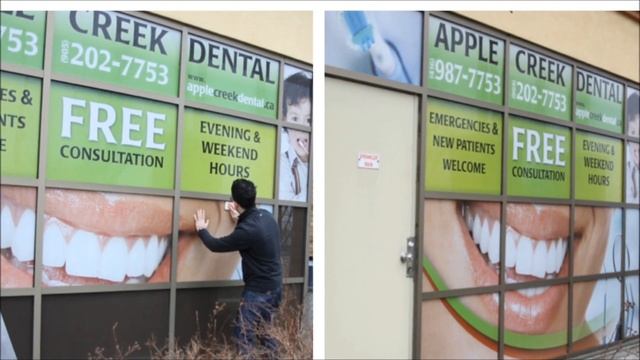 Perforated Vinyl Window Graphics Toronto смотреть онлайн