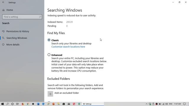 Windows 10 May 2019 update Search Indexer how to use it and understand the settings смотреть онлайн