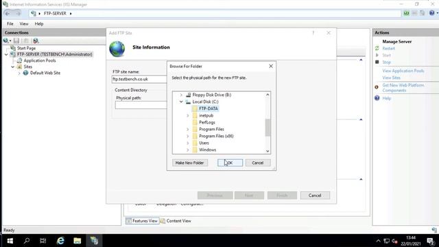 Windows Server Install & Configure FTP смотреть онлайн