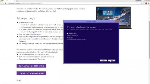 How to Download and Install Windows 10 using Windows Media Creation Tool