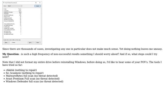 Loads of "NAME NOT FOUND" results in Windows Process Monitor (procmon) смотреть онлайн