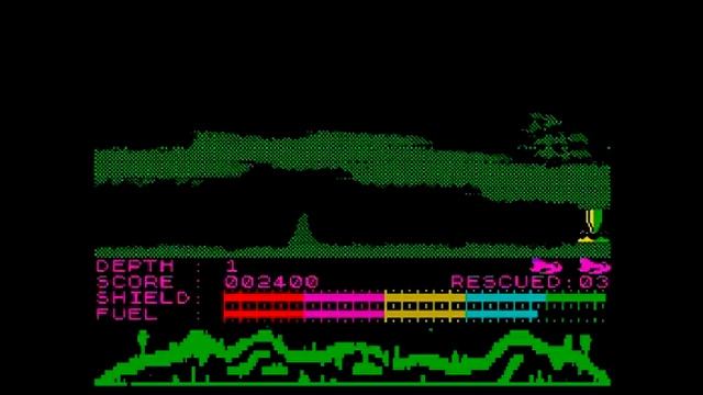 ZX Spectrum - Subterranean Stryker, Gameplay смотреть онлайн