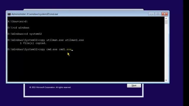 Reset administrator password of Windows 7,8,8.1,10 without any software смотреть онлайн