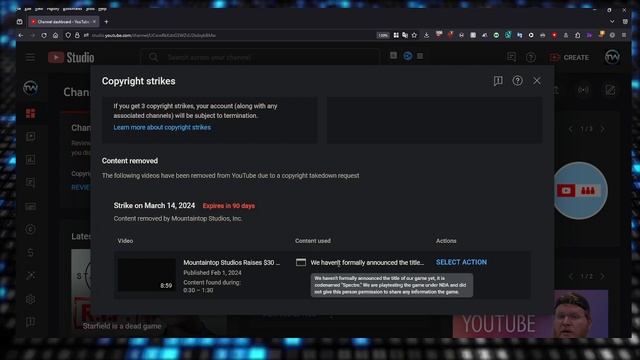 Mountaintop Game Studios Filed A False Copyright Strike On My Channel - @itsMountaintop смотреть онлайн