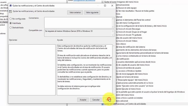 Desactivar Centro de actividades Windows 10 Regedit o GPO смотреть онлайн