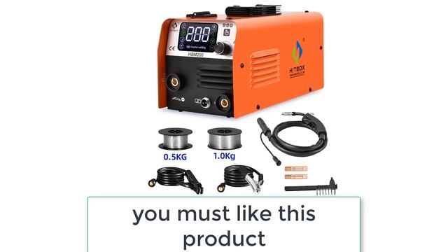 Best MIG Welder | HITBOX 3 in1 HBM200 MIG Welding Machine Review смотреть онлайн