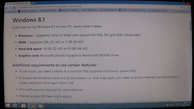 Windows 8.1 minimum requirements смотреть онлайн
