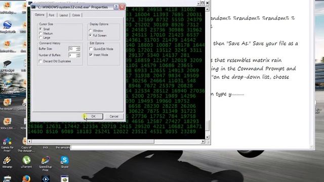How to create a matrix rain in cmd full step смотреть онлайн