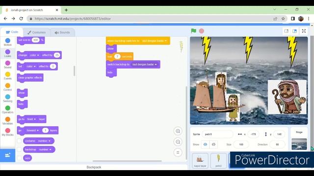 How to make a bible story in scratch (Jonah's story) смотреть онлайн