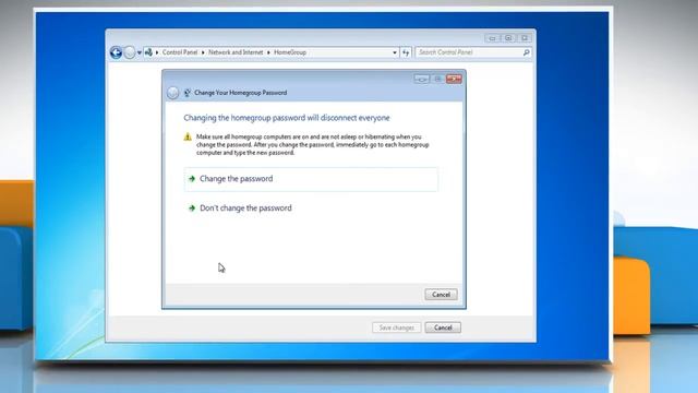 Windows® 7: How to Change Home group Password смотреть онлайн