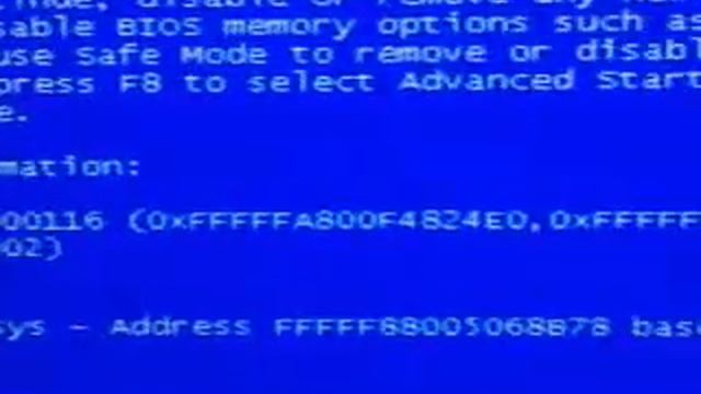 BSOD ATI 6770m atikmpag.sys 0x00000116 VIDEO_TDR_FAILURE смотреть онлайн