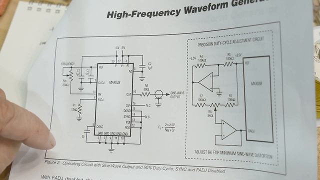 #1577 MAX038 Waveform Generator смотреть онлайн