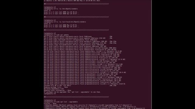 RISC-V platform - Ubuntu 20.04 for RISC-V in QEMU - Software updates - Updated ( VTR-290 ) смотреть онлайн