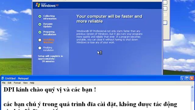 Hướng dẫn cài đặt windows XP tự động ( Cài trên Dos) - Auto Setup Win XP (part1) смотреть онлайн