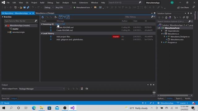 Why MenuStrip Items & Commit to Github C# WinForm VS смотреть онлайн