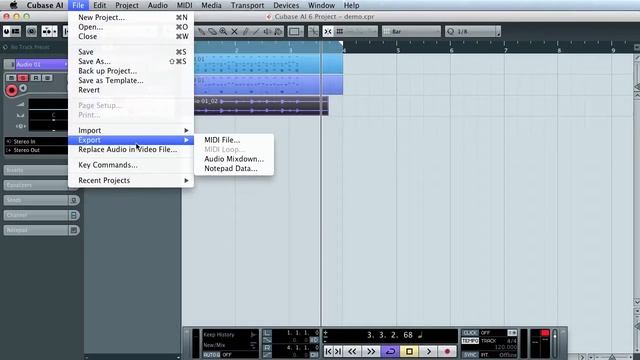 Cubase AI6 Audio Mixdown for Yamaha MX49 смотреть онлайн