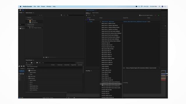 How to export H.264 (MP4) files in After Effects смотреть онлайн