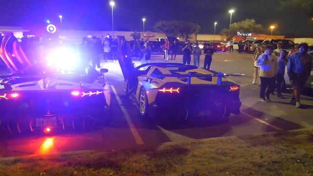 Lamborghini Rev Battle Aventador SVJ VS Aventador SV BOTH MODIFIED EXHAUST!!!! INSANE FLAMES!!! смотреть онлайн