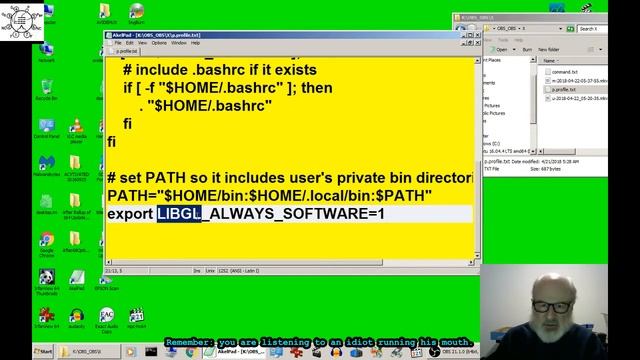 OBS Fix: LIBGL_ALWAYS_SOFTWARE=1 смотреть онлайн