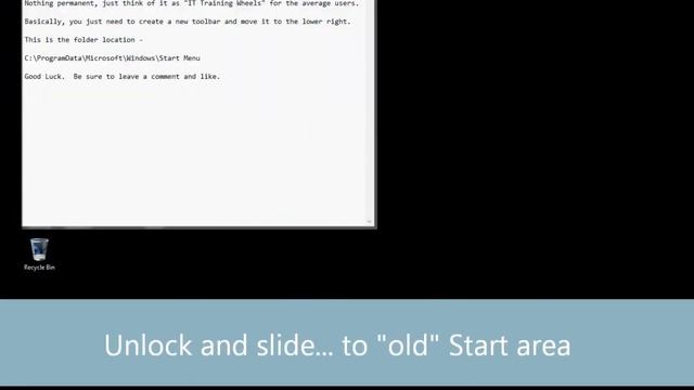 Windows 8 Start Toolbar "button" creation смотреть онлайн