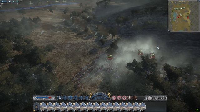 Napoleon Total War :Swedish Cannons VS Turkish Red heads Swordsman смотреть онлайн