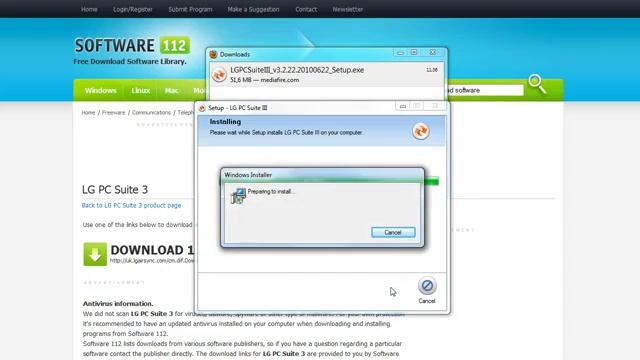 LG PC Suite 3 download, install and use YouTube смотреть онлайн