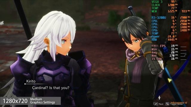 Sword Art Online: Last Recollection | AMD Ryzen 3 3200U Vega 3 смотреть онлайн