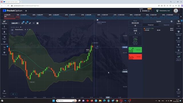 ЗАРАБОТОК ДНЕМ И ВЕЧЕРОМ ВСЕГО ПО ОДНОМУ ИНДИКАТОРУ BOLLINGER BANDS смотреть онлайн