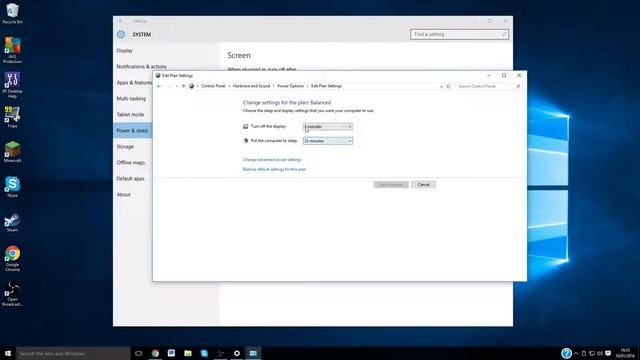 How To Change Sleep Settings/Power Options | Windows 10 How-To смотреть онлайн