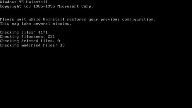 What if you Uninstall Windows 95? смотреть онлайн