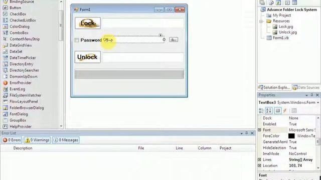 How to create advance folder lock system in visual basic dot net смотреть онлайн