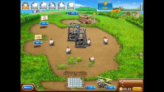 Farm Frenzy 2 gameplay #19 Buying a pig смотреть онлайн