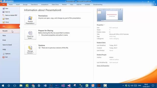 Microsoft PowerPoint 2010 Tutorial In Urdu Hindi - Introduction to PowerPoint 2010 Screen/UI смотреть онлайн