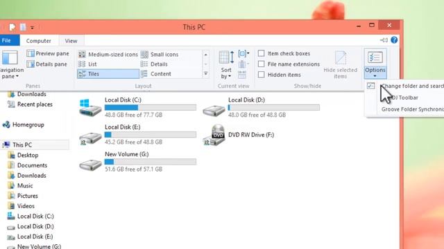 How to Open Folder Options in Windows 8.1 смотреть онлайн