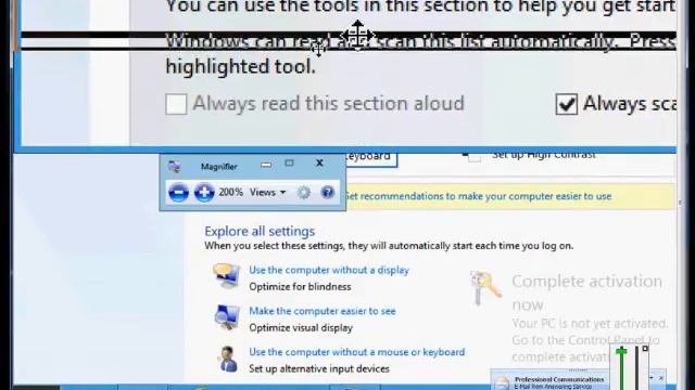 How to use all the magnifier options in Windows 8 смотреть онлайн